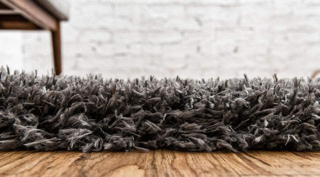 Slate 2' 7 x 12' Marilyn Monroe Opulence Shag Runner Area Rug Thick Soft Touch Fluffy & Plush Shaggy Pile 100% Polyester Carpet for Living, Dining, Bedroom, Office for Sale at Rug Engine