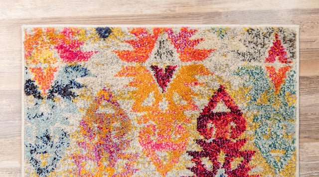 Multicolor 3' x 10' Sedona Runner Area Rug Durable Long Lasting Carpet for Living Rooms, Kitchen, Bedrooms, Office Space, Dorms for Sale at Rug Engine