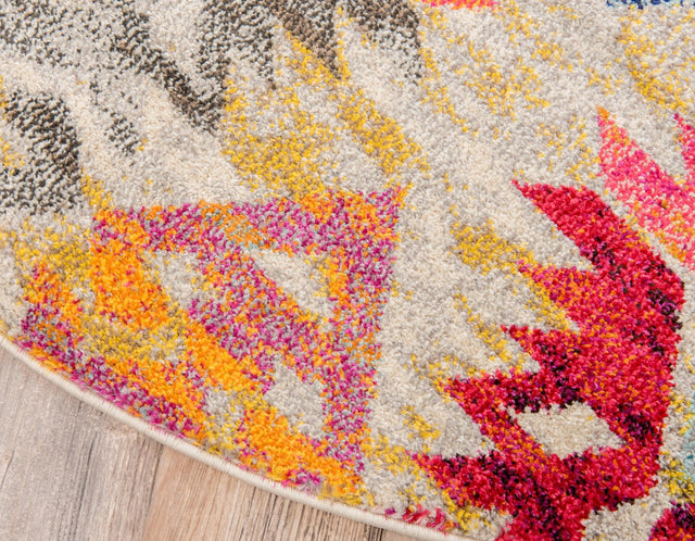 Multicolor 3' 3 x 3' 3 Sedona Round Area Rug