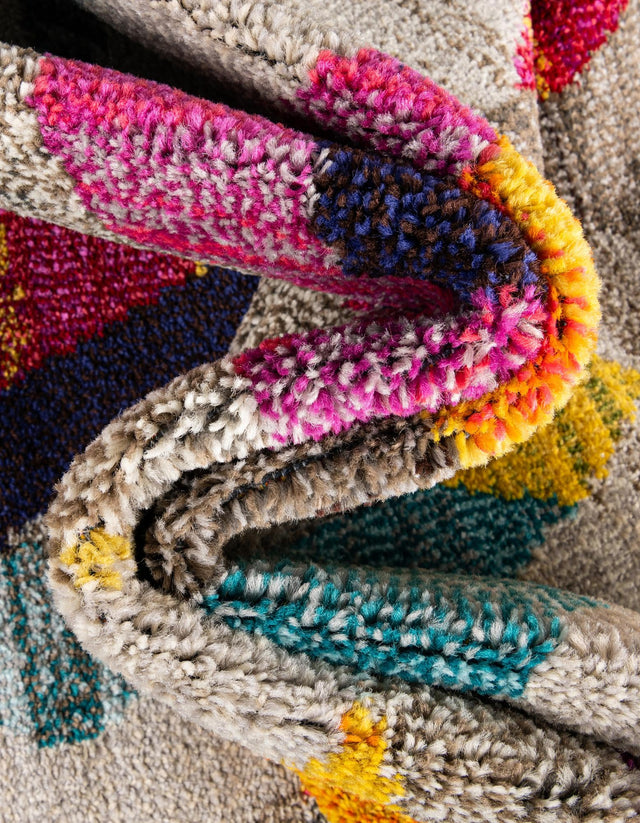 Multicolor 6' 1 x 6' 1 Sedona Square Area Rug