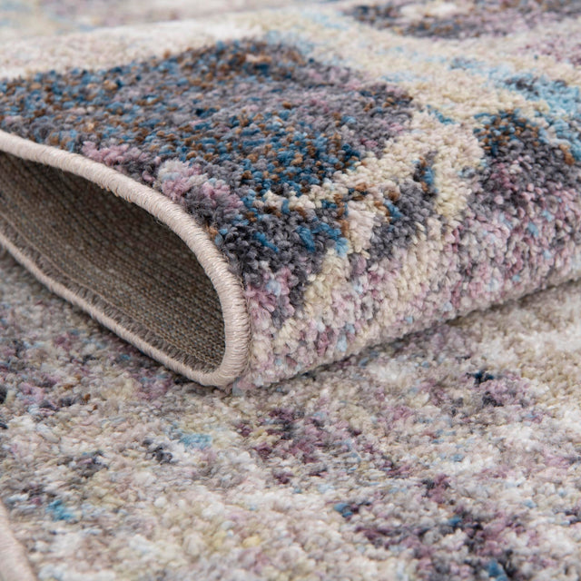 Multicolor 5' 1 x 8' Jill Zarin Downtown Rectangle Area Rug 100% Polyester (Space-Dyed Yarn) Abstract Modern Colorful Vivid Carpet for Home Interior Design for Sale at Rug Engine