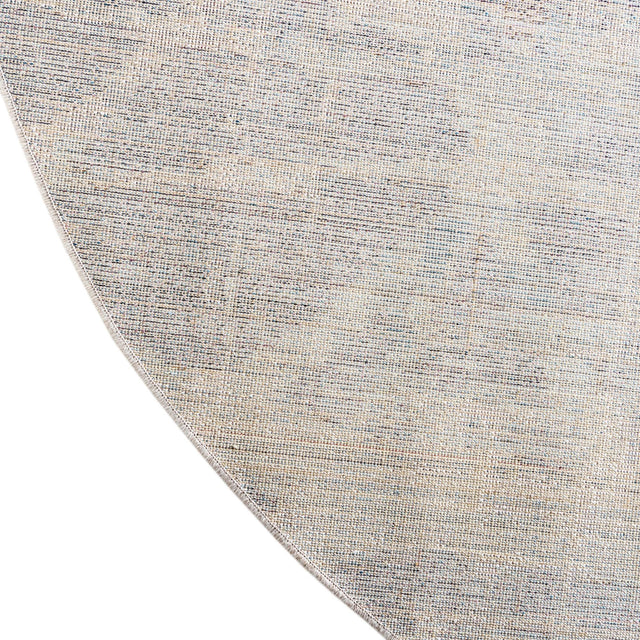 Multicolor 5' 3 x 5' 3 Jill Zarin Downtown Round Area Rug 100% Polyester (Space-Dyed Yarn) Abstract Modern Colorful Vivid Carpet for Home Interior Design for Sale at Rug Engine