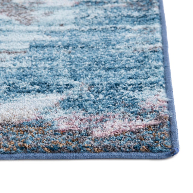 Multicolor 2' x 8' Jill Zarin Downtown Runner Area Rug 100% Polyester (Space-Dyed Yarn) Abstract Modern Colorful Vivid Carpet for Home Interior Design for Sale at Rug Engine