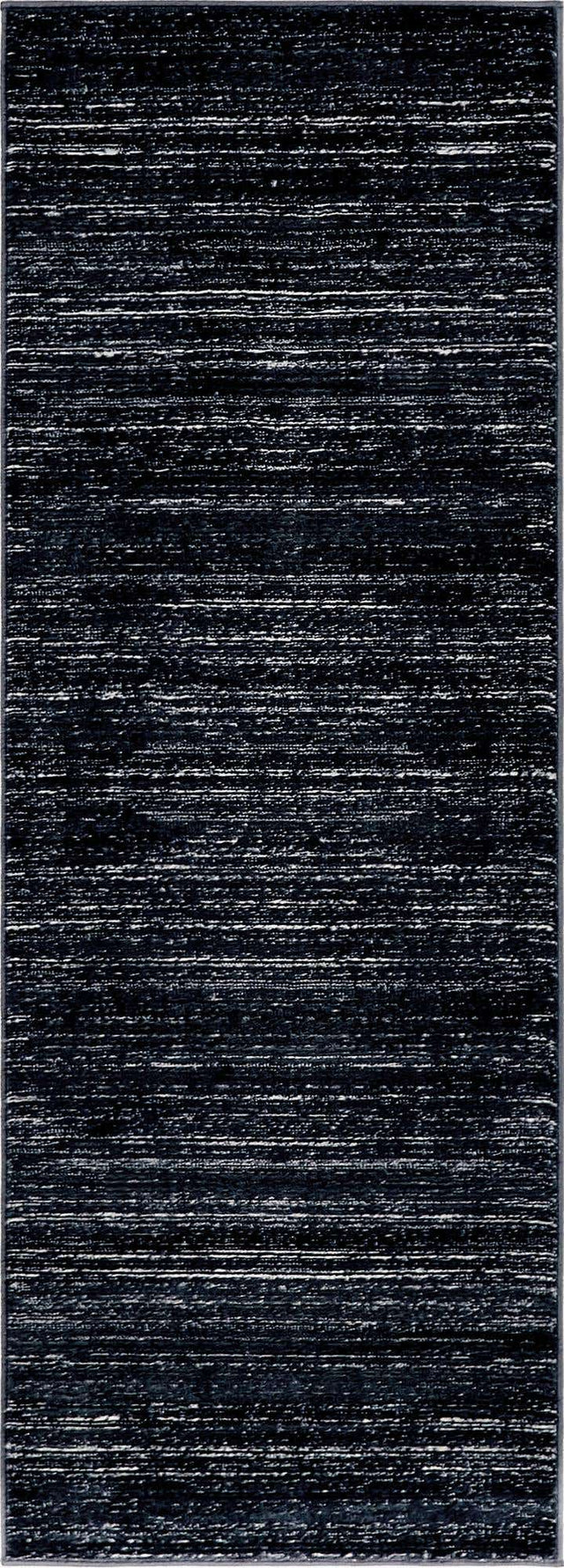 Navy Blue 2' 2 x 6' 1 Jill Zarin Uptown Runner Area Rug 70% Polypropylene & 30% Polyester Contemporary Carpet for Living, Dining, Office, Bedroom for Sale at Rug Engine