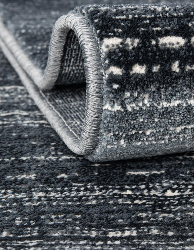 Navy Blue 4' 1 x 6' 1 Jill Zarin Uptown Rectangle Area Rug 70% Polypropylene & 30% Polyester Contemporary Carpet for Living, Dining, Office, Bedroom for Sale at Rug Engine
