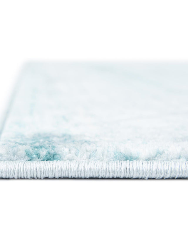 Turquoise 2' 2 x 6' 1 Jill Zarin Uptown Runner Area Rug 70% Polypropylene & 30% Polyester Contemporary Carpet for Living, Dining, Office, Bedroom for Sale at Rug Engine