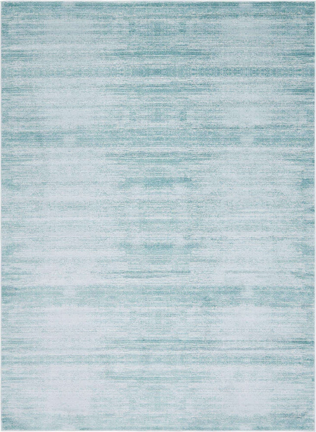 Turquoise 9' x 12' 2 Jill Zarin Uptown Rectangle Area Rug 70% Polypropylene & 30% Polyester Contemporary Carpet for Living, Dining, Office, Bedroom for Sale at Rug Engine