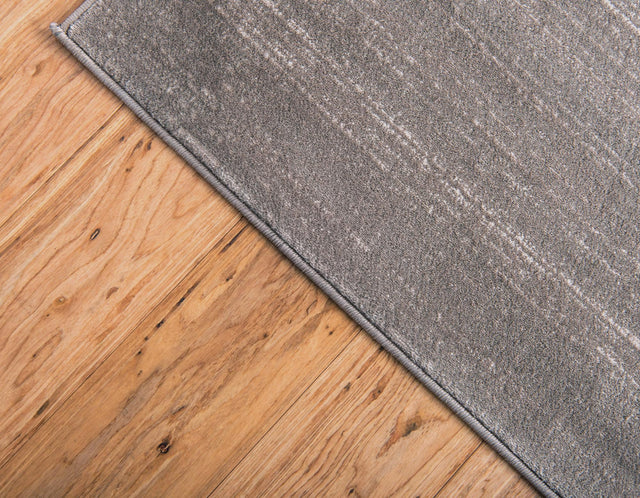 Gray 2' 2 x 6' 1 Jill Zarin Uptown Runner Area Rug 70% Polypropylene & 30% Polyester Contemporary Carpet for Living, Dining, Office, Bedroom for Sale at Rug Engine