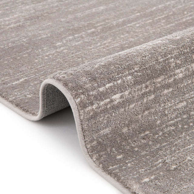 Gray 8' x 8' Jill Zarin Uptown Round Area Rug 70% Polypropylene & 30% Polyester Contemporary Carpet for Living, Dining, Office, Bedroom for Sale at Rug Engine