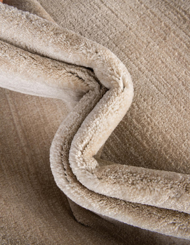 Beige 6' 1 x 6' 1 Jill Zarin Uptown Round Area Rug 70% Polypropylene & 30% Polyester Contemporary Carpet for Living, Dining, Office, Bedroom for Sale at Rug Engine
