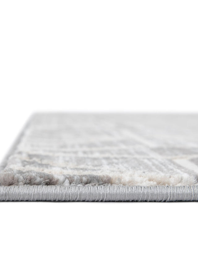 Gray 9' x 12' 2 Jill Zarin Uptown Rectangle Area Rug 70% Polypropylene & 30% Polyester Contemporary Carpet for Living, Dining, Office, Bedroom for Sale at Rug Engine