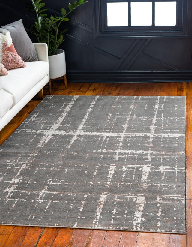 Gray 2' x 3' 1 Jill Zarin Uptown Rectangle Area Rug 70% Polypropylene & 30% Polyester Contemporary Carpet for Living, Dining, Office, Bedroom for Sale at Rug Engine