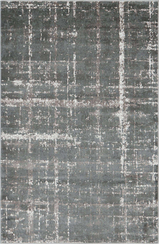 Gray 5' 1 x 8' Jill Zarin Uptown Rectangle Area Rug 70% Polypropylene & 30% Polyester Contemporary Carpet for Living, Dining, Office, Bedroom for Sale at Rug Engine