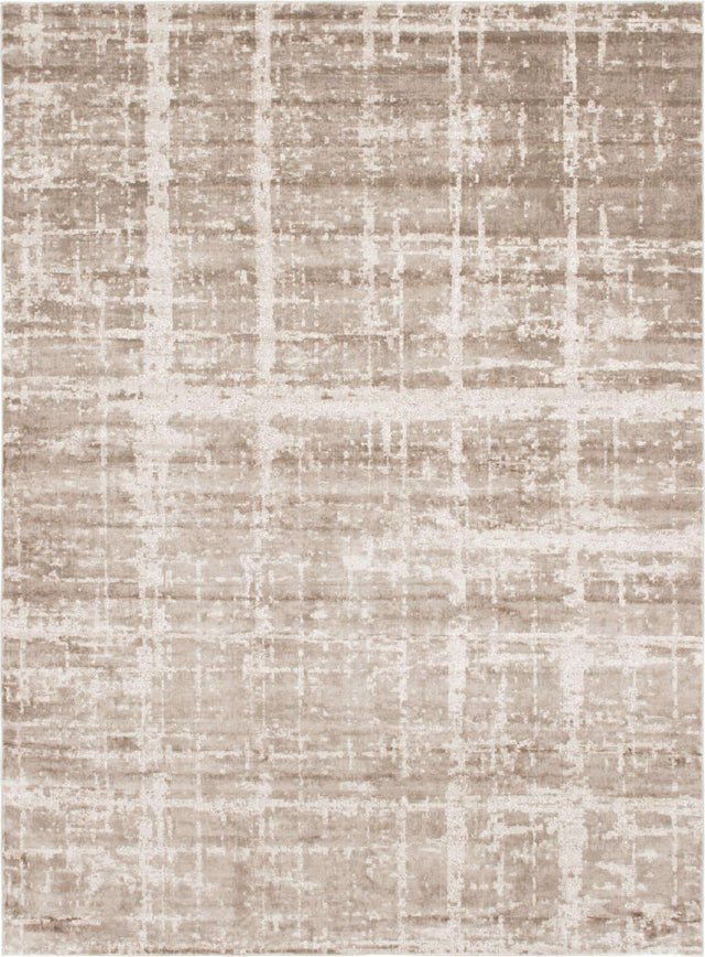 Light Brown 9' x 12' 2 Jill Zarin Uptown Rectangle Area Rug 70% Polypropylene & 30% Polyester Contemporary Carpet for Living, Dining, Office, Bedroom for Sale at Rug Engine