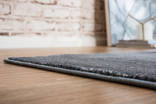 Navy Blue 5' 1 x 8' Jill Zarin Uptown Rectangle Area Rug 70% Polypropylene & 30% Polyester Contemporary Carpet for Living, Dining, Office, Bedroom for Sale at Rug Engine