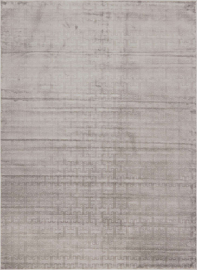 Gray 9' x 12' 2 Jill Zarin Uptown Rectangle Area Rug 70% Polypropylene & 30% Polyester Contemporary Carpet for Living, Dining, Office, Bedroom for Sale at Rug Engine