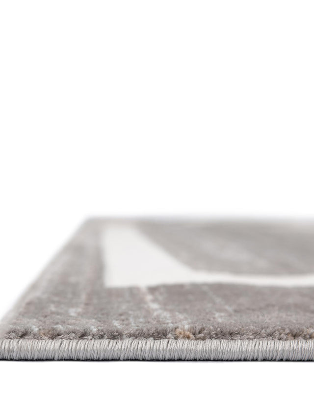 Gray 4' 1 x 6' 1 Jill Zarin Uptown Rectangle Area Rug 70% Polypropylene & 30% Polyester Contemporary Carpet for Living, Dining, Office, Bedroom for Sale at Rug Engine