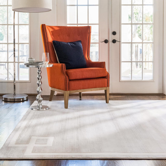 Beige 2' x 3' 1 Jill Zarin Uptown Rectangle Area Rug 70% Polypropylene & 30% Polyester Contemporary Carpet for Living, Dining, Office, Bedroom for Sale at Rug Engine