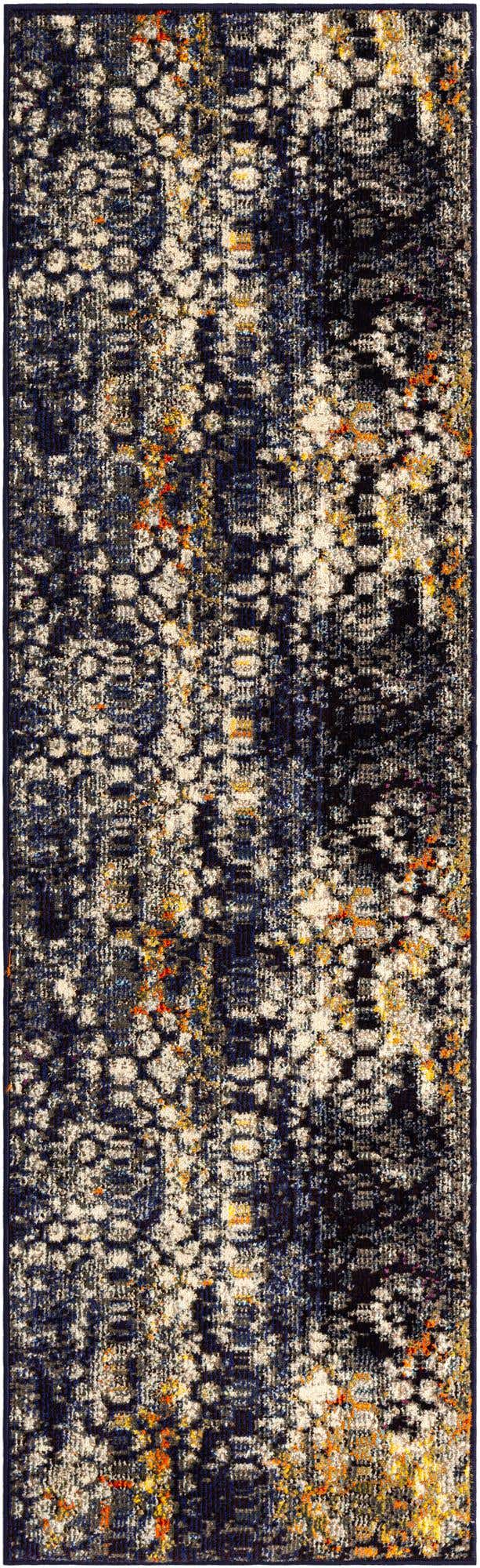 Navy Blue 2' x 6' 9 Vita Runner Area Rug