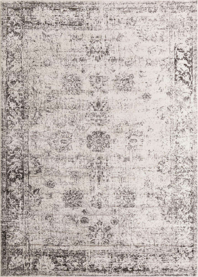 Gray 7' 10 x 11' Sofia Rectangle Area Rug Discounted Clearance Final Sale