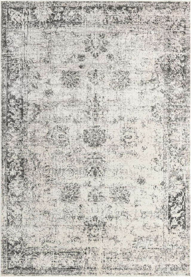 Gray 7' 1 x 10' Sofia Rectangle Area Rug Discounted Clearance Final Sale
