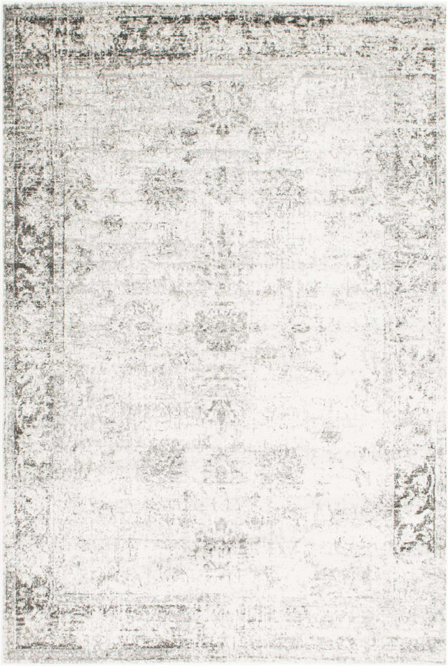 Gray 6' 1 x 9' Sofia Rectangle Area Rug Discounted Clearance Final Sale