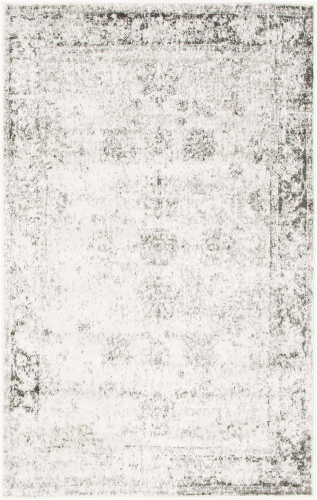 Gray 3' 1 x 5' 3 Sofia Rectangle Area Rug Discounted Clearance Final Sale