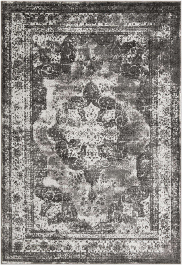 Gray 7' 1 x 10' Sofia Rectangle Area Rug Discounted Clearance Final Sale