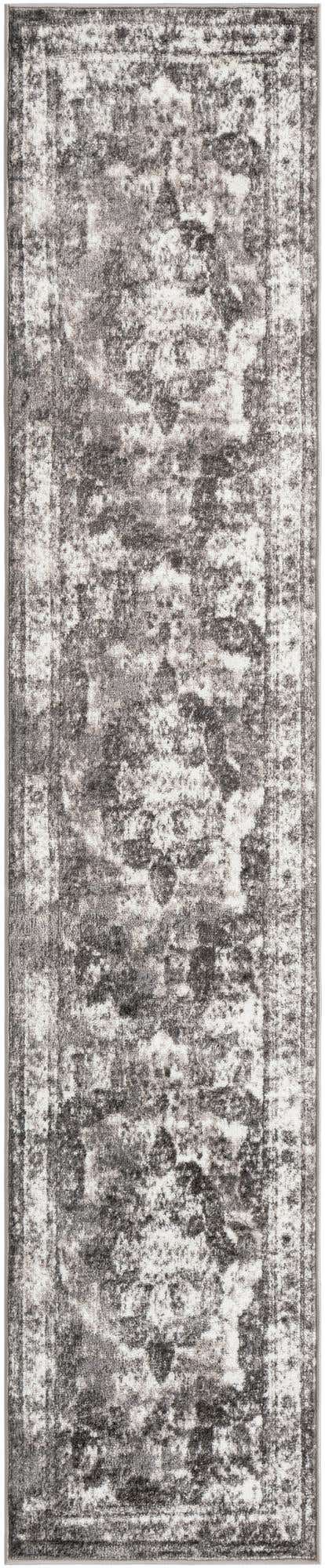 Gray 2' x 9' 10 Sofia Runner Area Rug Durable Easy Clean Stain Resistant Unique Carpet for Affordable Interior Home Design for Sale at Rug Engine