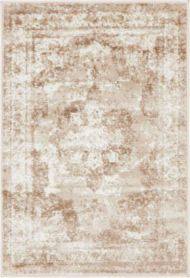 Beige 2' x 3' 1 Sofia Rectangle Area Rug