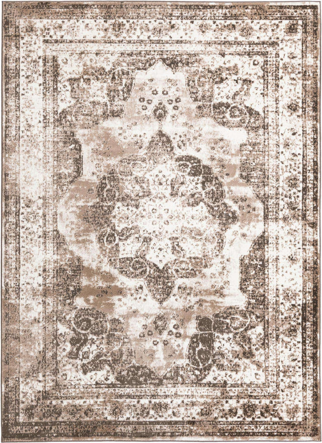 Light Brown 7' 10 x 11' Sofia Rectangle Area Rug Durable Easy Clean Stain Resistant Unique Carpet for Affordable Interior Home Design for Sale at Rug Engine