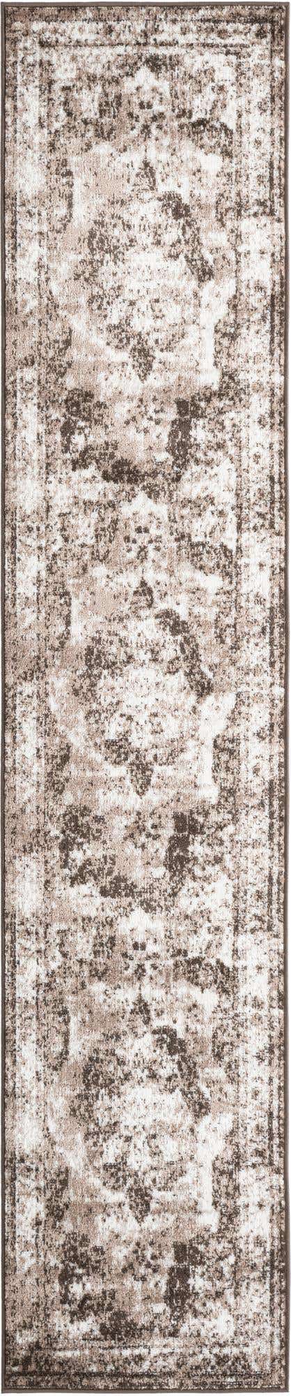 Light Brown 2' x 9' 10 Sofia Runner Area Rug Durable Easy Clean Stain Resistant Unique Carpet for Affordable Interior Home Design for Sale at Rug Engine