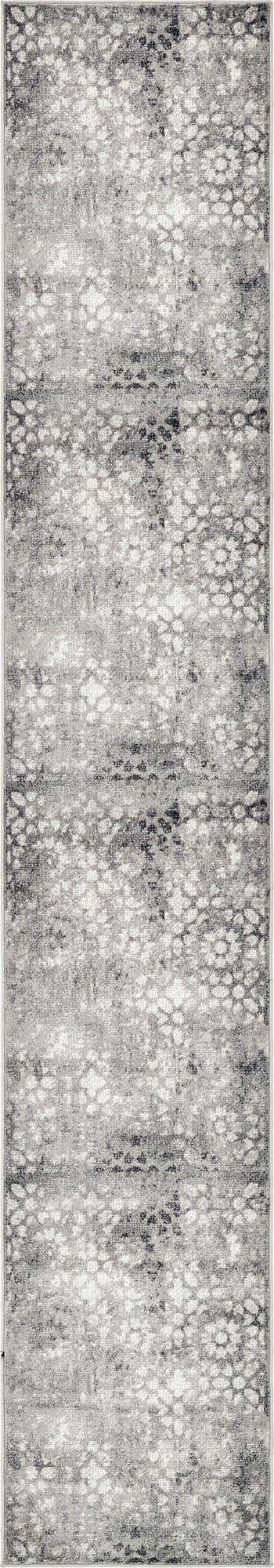 Dark Gray 3' 3 x 19' 8 Sofia Runner Area Rug Durable Easy Clean Stain Resistant Unique Carpet for Affordable Interior Home Design for Sale at Rug Engine