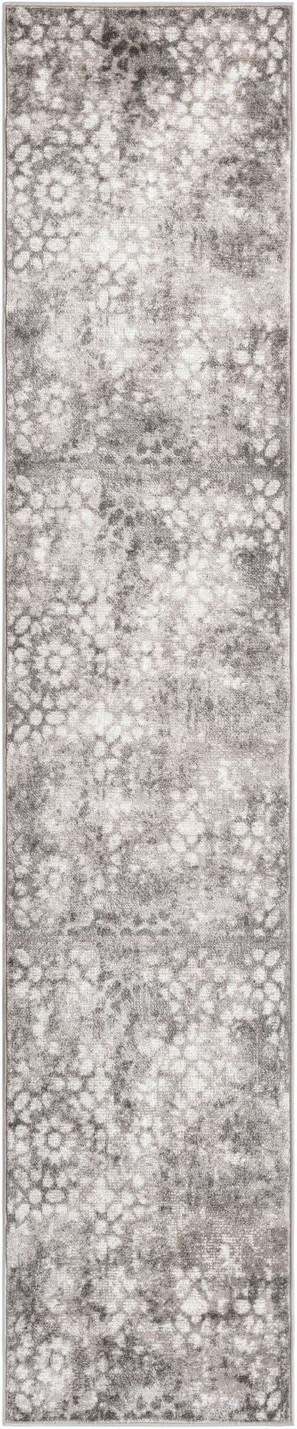 Dark Gray 2' x 9' 10 Sofia Runner Area Rug Durable Easy Clean Stain Resistant Unique Carpet for Affordable Interior Home Design for Sale at Rug Engine