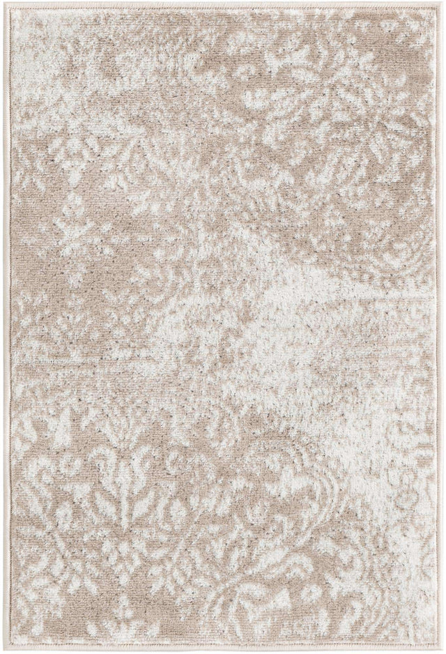 Beige 2' x 3' 1 Sofia Rectangle Area Rug