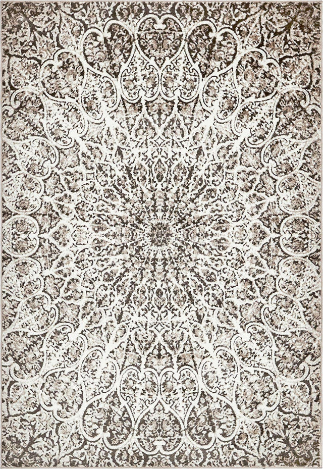 Brown 6' 1 x 9' Sofia Rectangle Area Rug Durable Easy Clean Stain Resistant Unique Carpet for Affordable Interior Home Design for Sale at Rug Engine