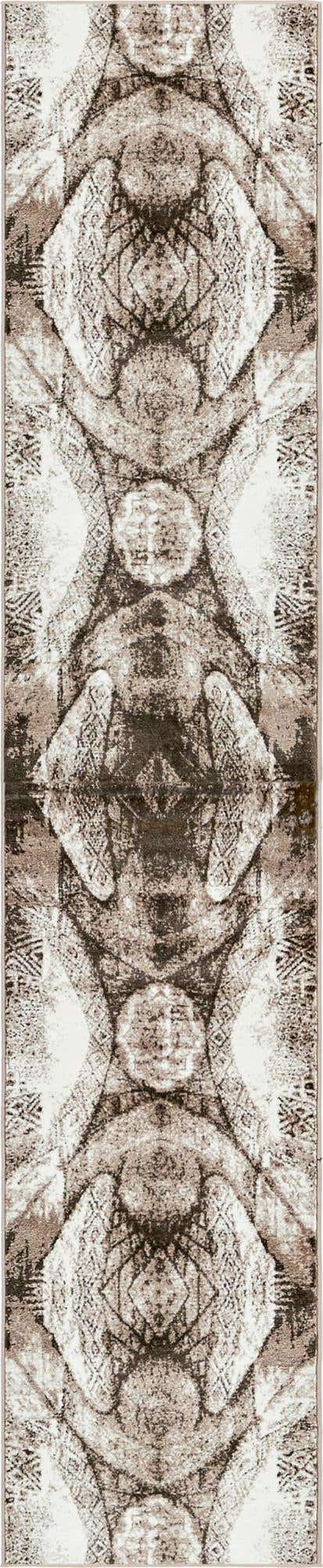 Brown 2' x 9' 10 Sofia Runner Area Rug Durable Easy Clean Stain Resistant Unique Carpet for Affordable Interior Home Design for Sale at Rug Engine