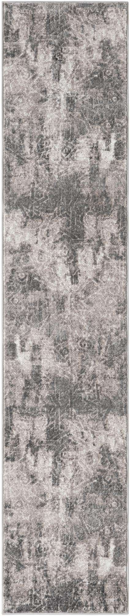 Dark Gray 2' x 9' 10 Sofia Runner Area Rug Durable Easy Clean Stain Resistant Unique Carpet for Affordable Interior Home Design for Sale at Rug Engine