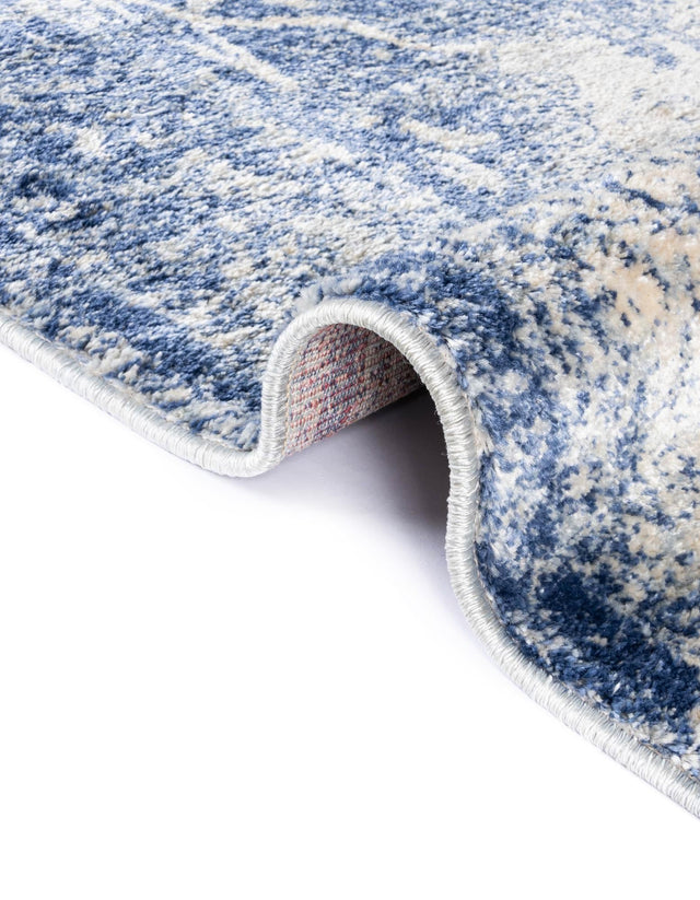Navy Blue 9' x 12' 2 Asheville Rectangle Area Rug 100% Polypropylene With Cotton Backing Easy Clean Indoor Living Dining Bedroom Office Carpet for Sale at Rug Engine