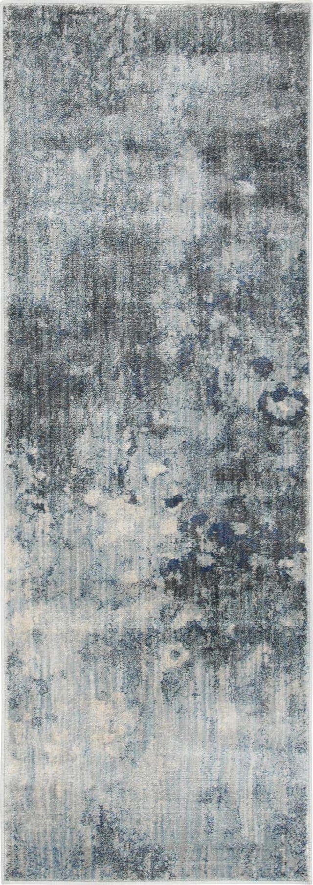 Gray 2' 2 x 6' 1 Helios Runner Area Rug 100% Polypropylene (Space-Dyed Yarn) Easy Clean With Cotton Backing Contemporary Carpet for Sale at Rug Engine