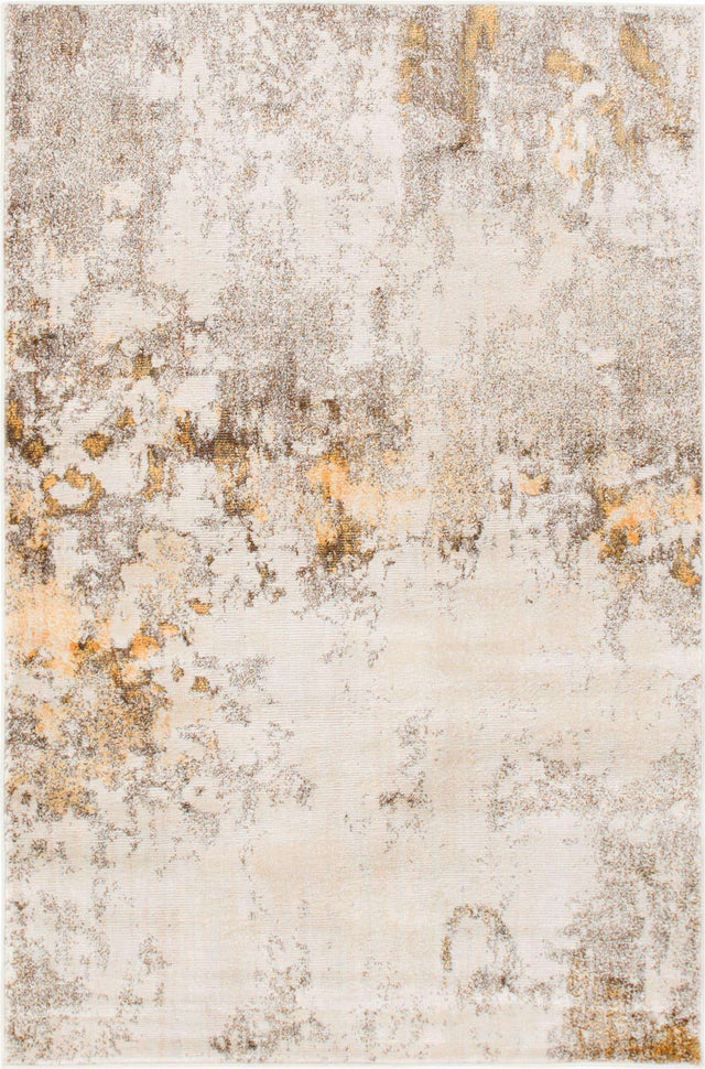 Ivory Beige 5' 1 x 8' Helios Rectangle Area Rug 100% Polypropylene (Space-Dyed Yarn) Easy Clean With Cotton Backing Contemporary Carpet for Sale at Rug Engine