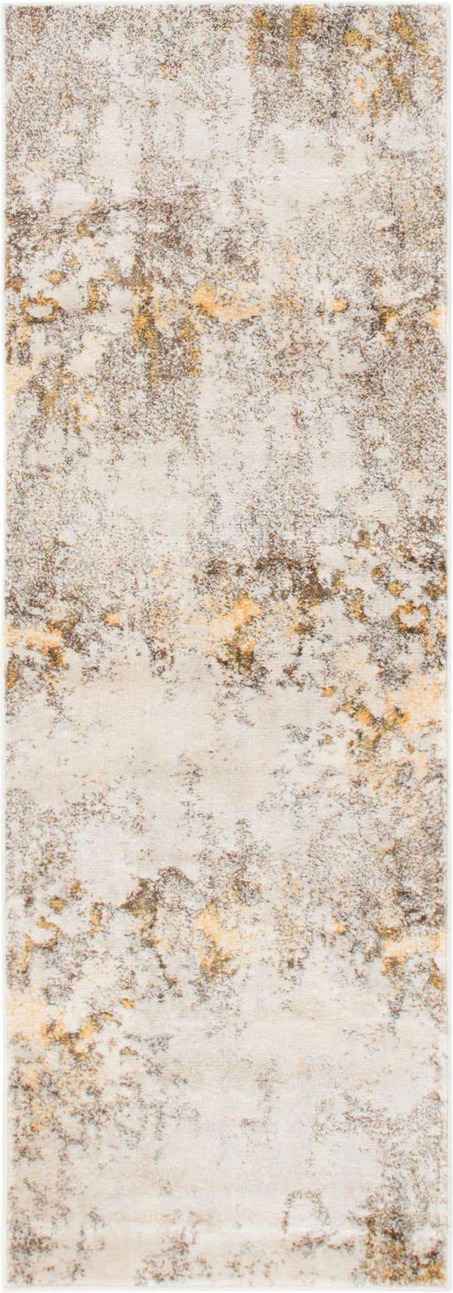 Ivory Beige 2' 2 x 6' 1 Helios Runner Area Rug 100% Polypropylene (Space-Dyed Yarn) Easy Clean With Cotton Backing Contemporary Carpet for Sale at Rug Engine