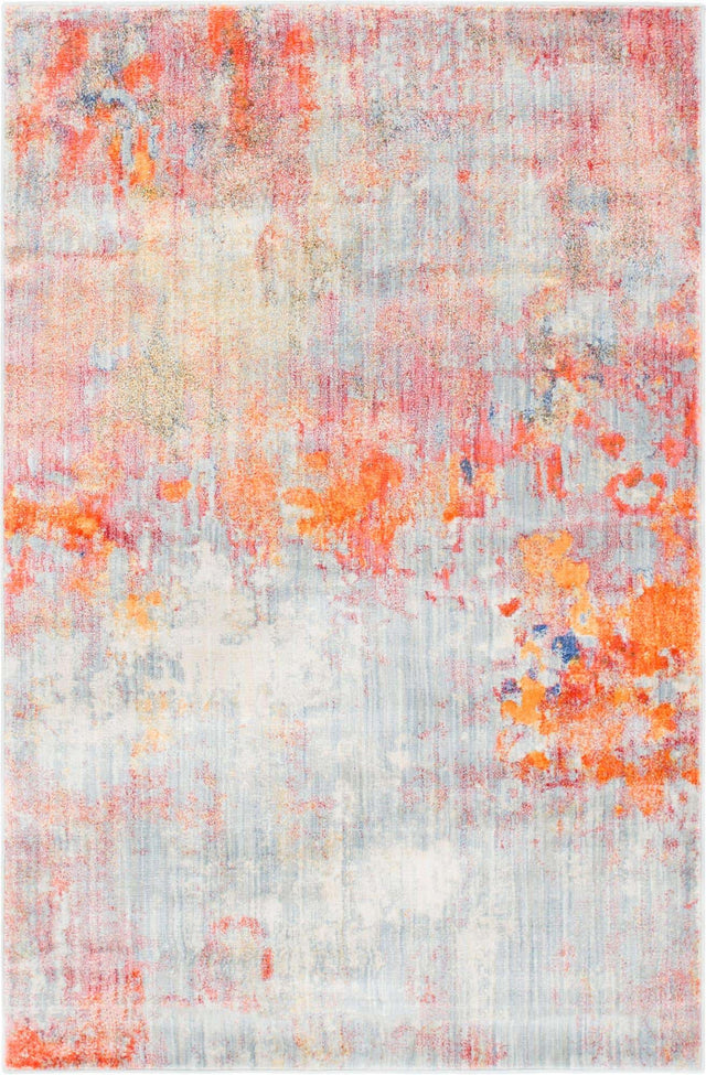 Multicolor 4' 1 x 6' 1 Helios Rectangle Area Rug 100% Polypropylene (Space-Dyed Yarn) Easy Clean With Cotton Backing Contemporary Carpet for Sale at Rug Engine