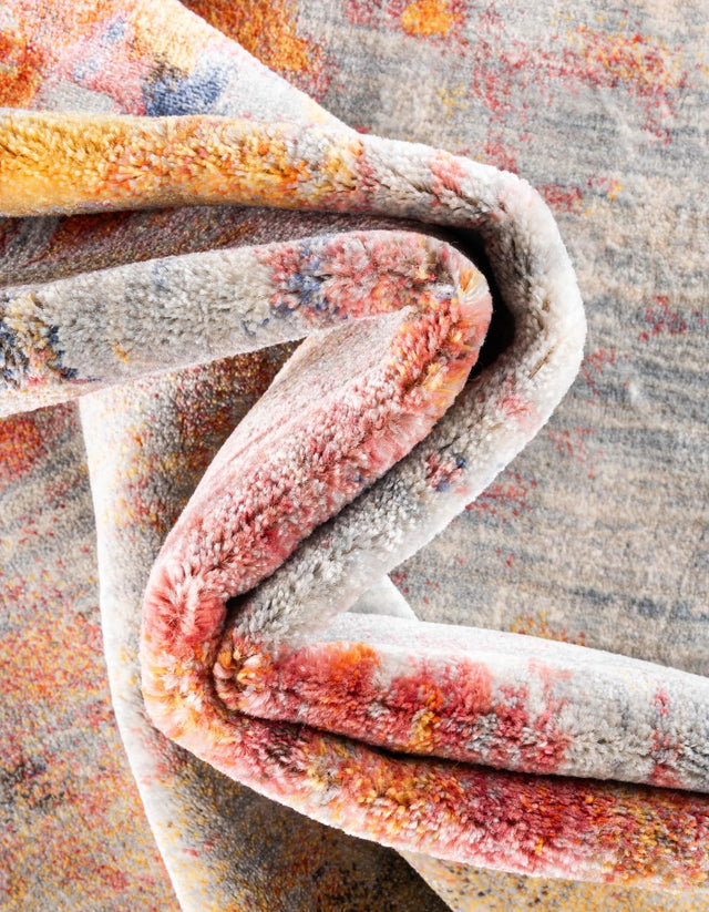 Multicolor 2' 2 x 6' 1 Helios Runner Area Rug 100% Polypropylene (Space-Dyed Yarn) Easy Clean With Cotton Backing Contemporary Carpet for Sale at Rug Engine