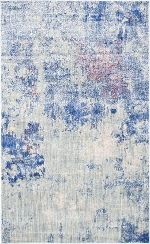 Blue 5' 1 x 8' Helios Rectangle Area Rug 100% Polypropylene (Space-Dyed Yarn) Easy Clean With Cotton Backing Contemporary Carpet for Sale at Rug Engine