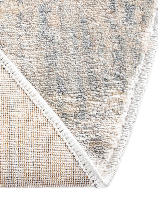 Silver Mist 8' x 8' Helios Round Area Rug 100% Polypropylene (Space-Dyed Yarn) Easy Clean With Cotton Backing Contemporary Carpet for Sale at Rug Engine