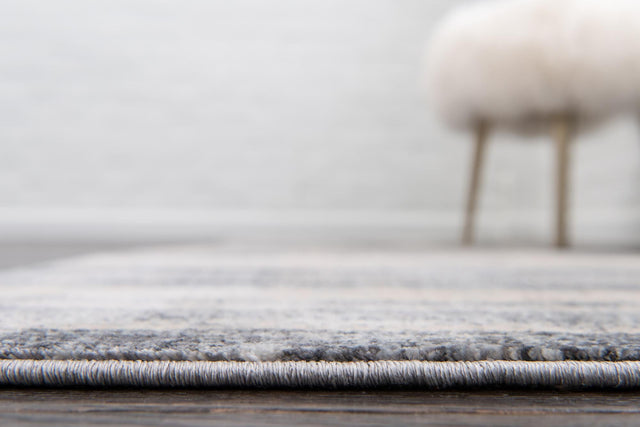 Gray 2' 2 x 6' Helios Runner Area Rug 100% Polypropylene (Space-Dyed Yarn) Easy Clean With Cotton Backing Contemporary Carpet for Sale at Rug Engine