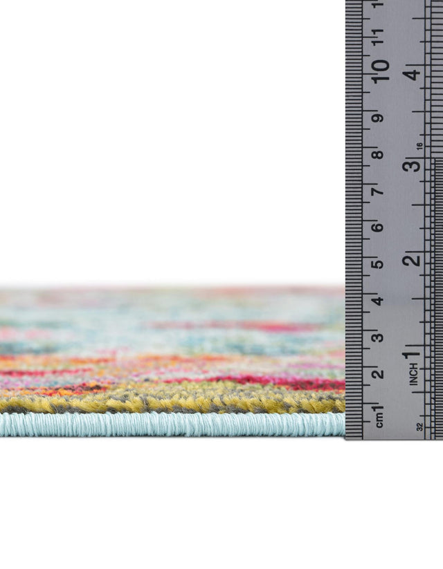 Multicolor 5' x 8' Chromatic Rectangle Area Rug 100% Polypropylene With Cotton Backing Abstract Modern Colorful Carpet Mat for Home Decor & Interior Design for Sale at Rug Engine