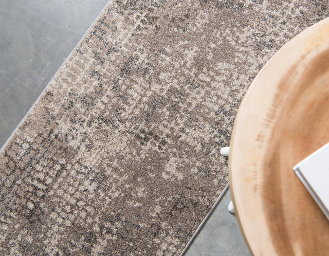 Gray 2' 7 x 10' Chromatic Runner Area Rug 100% Polypropylene With Cotton Backing Abstract Modern Colorful Carpet Mat for Home Decor & Interior Design for Sale at Rug Engine