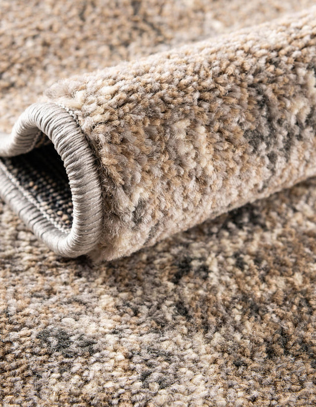 Gray 2' 7 x 10' Chromatic Runner Area Rug 100% Polypropylene With Cotton Backing Abstract Modern Colorful Carpet Mat for Home Decor & Interior Design for Sale at Rug Engine